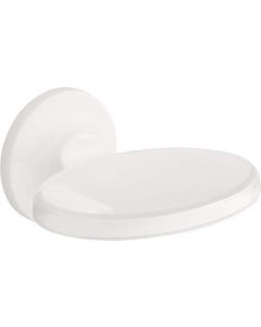White 4-13/32" [112.00MM] Soap Dish by Liberty - 127770