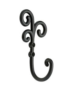 Flat Black 3/4" [19.05MM] Coat And Hat Hook by Liberty - 133072