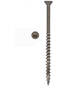 # 10-9 X 4" Square Flat Head With Nibs Under Head Coarse Thread Screws Double Type17 Ultra Guard Sold In Box 1000