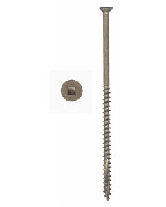 # 10-9 X 6" Square Flat Head With Nibs Under Head Coarse Thread Screws Double Type17 Ultra Guard Sold In Box 100