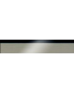 Doellken 19R6 Black / Alu, 1mm thick 15/16" wide 492' long, Low Gloss, Acrylic, 3D edgebanding roll - DW19R6-LOHF-GDS