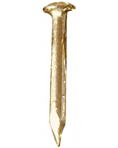 1/2in. Brass Escutcheon Nails - Discontinued