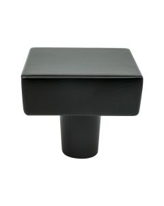 Matte Black Square Knob, Brookridge by Berenson - 2646-1055-P