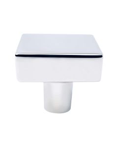 Polished Chrome Square Knob, Brookridge by Berenson - 2656-1026-P