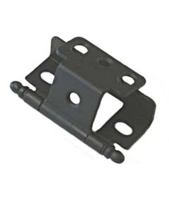 Flat Black Full Inset Hinge by Amerock sold as Each - PK3175TBFB