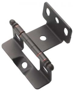 Oil Rubbed Bronze Full Inset Hinge by Amerock sold as Each - PK3175TBORB
