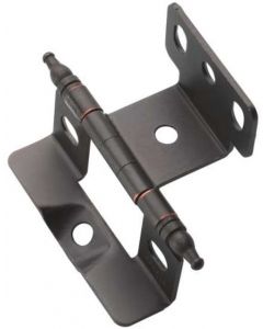 Oil Rubbed Bronze Full Inset Hinge by Amerock sold as Each - 3175TM-ORB