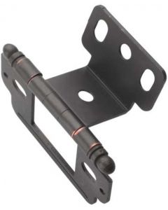 Oil Rubbed Bronze Full Inset Hinge by Amerock sold as Each - PK3180TBORB