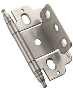 Satin Nickel Full Inset Hinge by Amerock sold as Each - PK3180TMG10