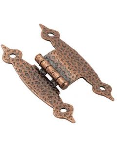 Antique Copper Surface Face Mounted Hinge by Amerock sold as Pair - BPR3406AC