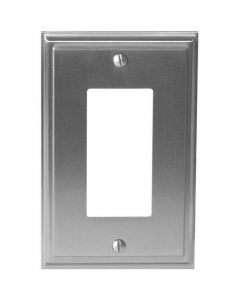 Satin Nickel 7-9/32" [185.00MM] 1 Rocker Wall Plate by Amerock sold in Each - 36518-G10