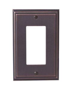 Oil Rubbed Bronze 7-9/32" [185.00MM] 1 Rocker Wall Plate by Amerock sold in Each - 36518-ORB