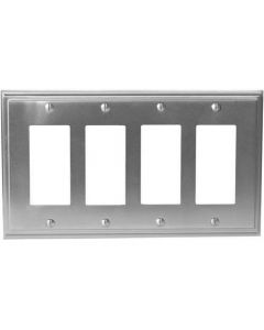 Satin Nickel 11-5/8in. [294.90MM] 4 Rocker Wall Plate by Amerock sold in Each - 36521-G10 - Discontinued