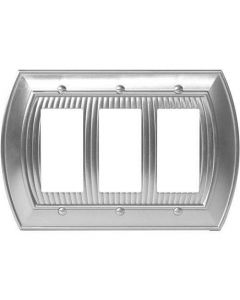 Satin Nickel 9-27/32in. [250.00MM] 3 Rocker Wall Plate by Amerock sold in Each - 36534-G10 - Discontinued