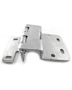 32MM Centers 13/16" Door Five Knuckle Overlay Institutional Hinge Satin Chromium Plated