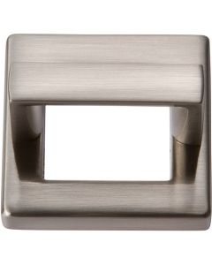 Brushed Nickel 1-7/16" [36.51MM] Square Base and Pull by Atlas sold in Each - 408-BN