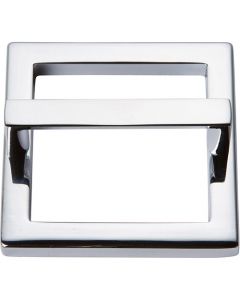 Polished Chrome 2-1/2" [63.50MM] Square Base and Pull by Atlas sold in Each - 410-CH