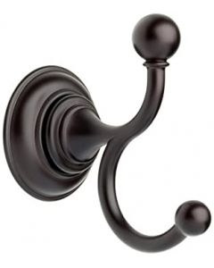 Dark Oil Rubbed Bronze 3-5/8in. [92.00MM] Double Robe Hook by Liberty - 116906 - Discontinued