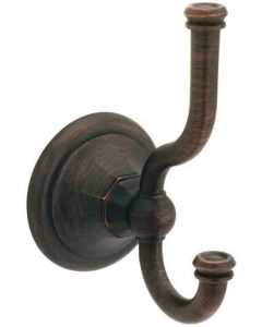 Venetian Bronze 3-5/8in. [92.00MM] Double Robe Hook by Liberty - 113600 - Discontinued