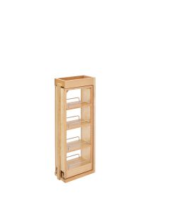 6" Wall Filler Pull-Out with Adjustable Shelves Natural, SKU: 432-WF-6C