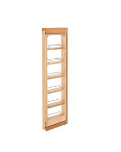 3" Wall Filler Pull-Out with Adjustable Shelves -42" Height Natural, SKU: 432-WF42-3C