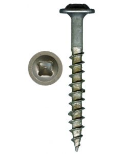 # 8-11 X 3" Square/Phillips Round Washer Head Coarse Thread Plain Steel Screws Sold In Box 2000