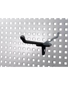 6" Single Hook (5 Pieces) Black