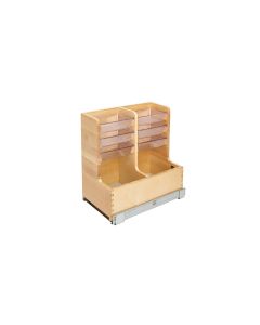 11-5/8" Under Sink Pullout L-Shape Reversible Organizer Bathroom/Vanity - Maple, SKU: 441-15VSBSC-1