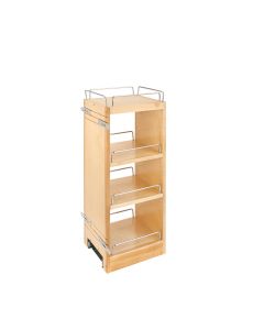 9 in Wood Pull Out Wall Organizer w/Soft Close, SKU: 448-BBSCWC-9C