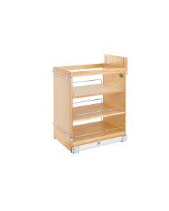 14" Base Organizer With Blum Soft Close Natural, SKU: 448-BCSC-14C