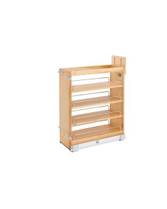 8" Base Organizer with Blum soft-close slides for 12" Full Height Base Cabinet Natural, SKU: 448-BCSC-8C