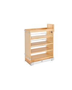 9.5" Base Organizer with Blum soft-close slides for 12" Frameless Full Height Base Cabinet Natural, SKU: 448-BCSC-9C