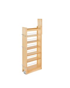 43" H x 5" Wood Pantry With slide Natural, SKU: 448-TP43-5-1
