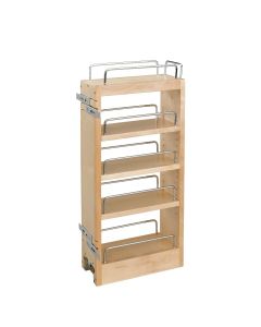 5" Wood Hood Pull-Out Organizer with Adjustable Shelves Natural, SKU: 448-HP-523C