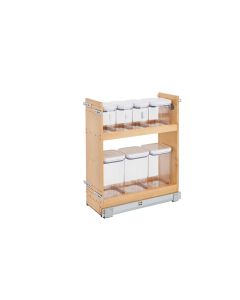 8 in Base Cabinet Organizer w/ OXO Containers w/Soft-Close, SKU: 448OXO-BCSC-8C