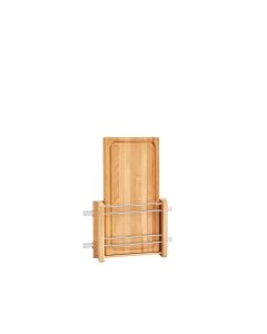 Door Mount Cutting Board for 15" Base Cabinet Natural, SKU: 4DMCB-15