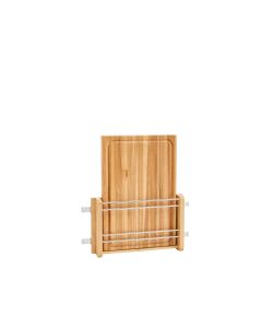 Door Mount Cutting Board for 18" Base Cabinet Natural, SKU: 4DMCB-18