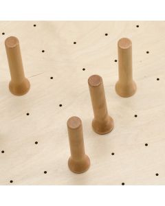 Additional Pegs, Natural, Priced per Each, Must purchase quantity 4, SKU:  4DPS-PEG-4