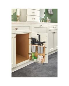 Door Storage Appliance Rack for Bathroom/Vanity for 15", SKU: 4HD-15-1-OB