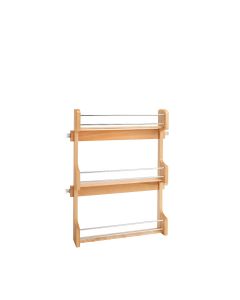 Door Mount Spice Rack for 21" Wall Cabinet Natural, SKU: 4SR-21