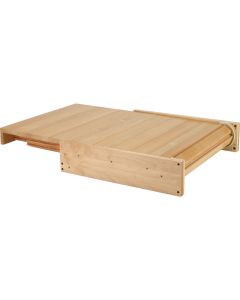 Wood Tambour Table Pullout for Base 24" Cabinets Natural, SKU: 4TT-2133-1