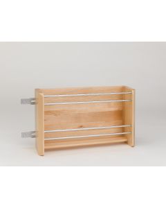 Wall 21 Door Mount Foil Rack Natural, SKU: 4WFR-21-1