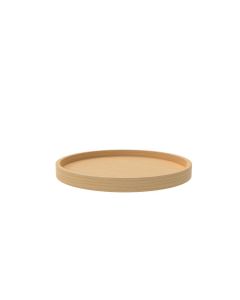 18" Full Circle Wood Lazy Susan -Single With Bearing Natural, SKU: 4WLS001-18-B52
