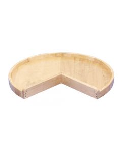 28" Lazy Daisy Natural Wood Pie Cut Trays
