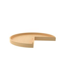 28" Pie-Cut Wood Lazy Susan -Single Natural, SKU: 4WLS901-28-52