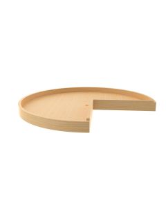 31" Pie-Cut Wood Lazy Susan -Single Natural, SKU: 4WLS901-31-52