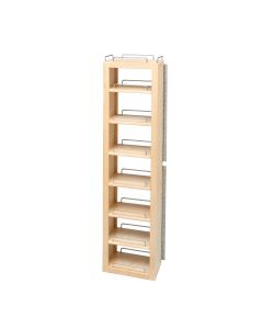 51" Swing Out Pantry -Single, With hardware Natural, SKU: 4WSP18-51
