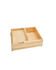 Deep Base Cabinet Tiered Drawer Organizer For 30" Face Frame Base Cabinet, SKU: 4WTCDD-30HSC-1