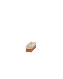 4 x 4-1/4in. x 10-7/8in. Static Woven Basket Natural - Discontinued