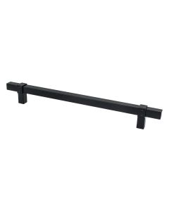 Matte Black 224mm Pull - Rivet Rebel by Berenson - 5094-4055-P